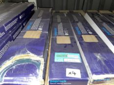 4 X BRAND NEW POPROCK VINYL PEEL AND STICK PLANKS, NATURAL, 1.2M2 PER PACK (LOC: R9.1-B1032 - MP)
