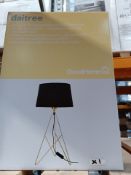 1X DAITREE TABLE LAMP COMPATIBLE WITH E27 LIGHT BULB IS A STYLISH AND FUNCTIONAL LAMP DESIGNED TO