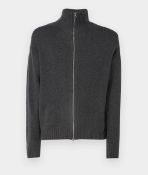 10 x Brand New Pairs of Jack & Jones JOROLLIE FULL ZIP, Cardigan in Iron, Size 6XL (LOC: 26.1-JJ2127