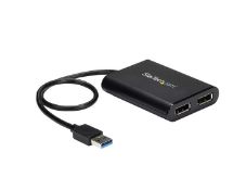 Boxed USB 3.0 to Dual DisplayPort Adapter 4K RRP £109, 60Hz, DisplayLink Certified, Video