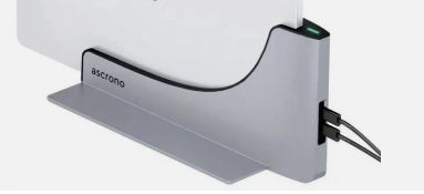 Boxed Ascrono Vertical MacBook Dock RRP £199, TB4 Dual USB-C Dual Monitor 2018–2020, Made from