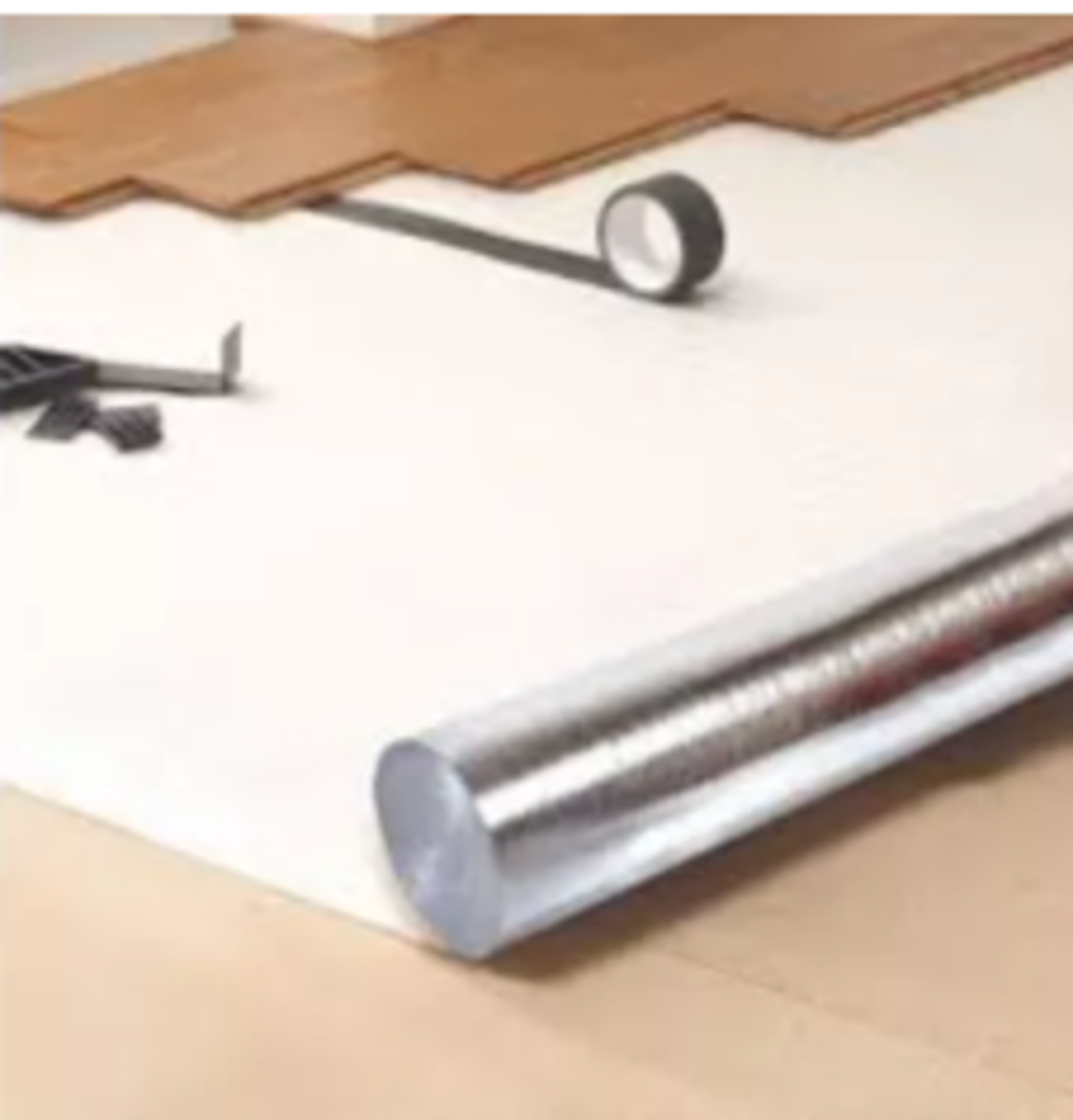 5 X BRAND NEW ROLLS OF VITREX SILVERLAY UNDERLAY FOR WOOD AND LAMINATE FLOORING. MEDIUM