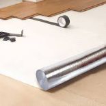 4 X BRAND NEW ROLLS OF VITREX SILVERLAY UNDERLAY FOR WOOD AND LAMINATE FLOORING. MEDIUM