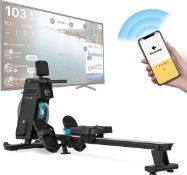 Bluefin Fitness Blade Air Rowing Machine | Compatible with Kinomap | Home Gym Rowing Machine |