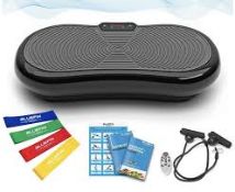 Bluefin Fitness Ultra Slim Vibration Plate | Lose Fat & Tone Up at Home | 5 Programs + 180