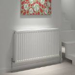 Kudox White Type 22 Double Panel Radiator, (W)1200mm x (H)600mm (LOC: SR3.3.1-AJ348)