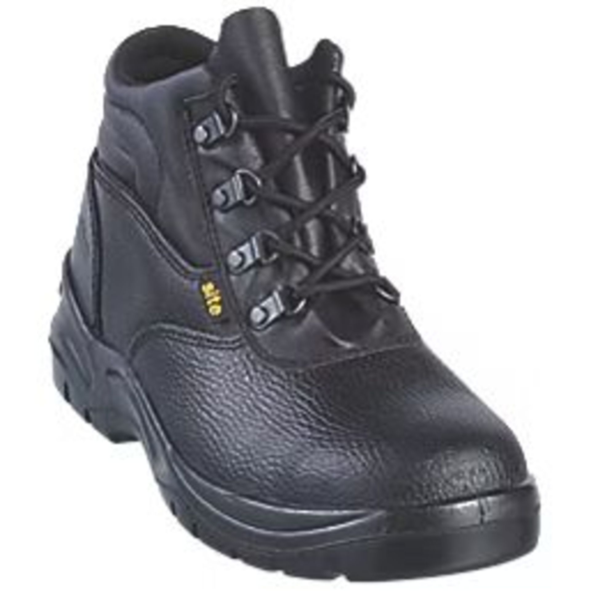 Site Slate Chukka Size 9 Black Steel Toe Cap Safety Boots (LOC: SR3.3.2-AJ365)