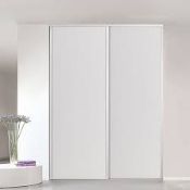 Form Valla Full length Sliding wardrobe door, (H)2260mm (W) 772mm (LOC: SR2.4.8-AJ738)