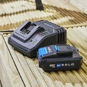Mac Allister 18V 1 x 2Ah Li-ion Battery & charger (LOC: SR2.4.1-AJ533)