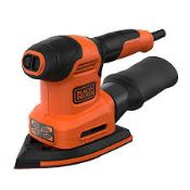 Black+Decker 200W Corded Multi-sander (LOC: SR2.2.4-AF77)