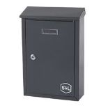 Smith & Locke Compact Post Box Grey Gloss (LOC: SR2.4.7-AJ711)