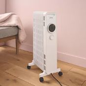 Blyss NY2009-24M 2000W Electric Portable Oil-Filled Radiator White (LOC: SR2.2.9-AF167)