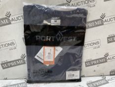 20 X BRAND NEW PORTWEST NAVY ANTI STATIC T SHIRTS SIZE MEDIUM (LOC: 49.2-AA4584)