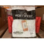 9 PIECE MIXED PORTWEST WORKWEAR LOT INCLUDING POLO TOPS CHINO PANTS ETC (LOC: 27.1-jr103)