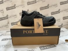 12 X BRAND NEW PAIRS OF PORTWEST TREKKER WORK BOOTS SIZE 5 (LOC: 17.12-AA6433)