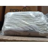 150X PAIRS OF PORTWEST A030 STRING KNIT LINER GLOVE (WHITE, M/8) IS A LIGHTWEIGHT HAND PROTECTION