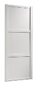 Spacepro 3 Panel White Sliding wardrobe door (H)2220mm (W)610mm (LOC: SR1.1F-AJ949)