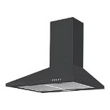 Essentials NNCHHB60UK Chimney Hood Black 598mm (LOC: SR4F-AP510)