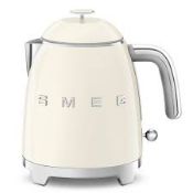 Smeg 50s Style KLF05CRUK Cream Mini Electric Kettle. RRP £169.00. (LOC: R49.6-SD1)