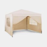Boxed Ivory Pop-Up Gazebo Set 3m x 3m (LOC: SR3.2.6-VL904)