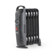 Boxed 6 Fin Oil Filled Radiator 800W - Black (LOC: SR5(3.2)-VE395)
