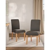 Set of 2 Malton Dining Chairs. (LOC: SR3.1.1-SM804)
