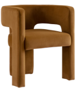 Boxed Greenwich Cinnamon Velvet Dining Chair. RRP £209.99. Our beautiful Greenwich chair features