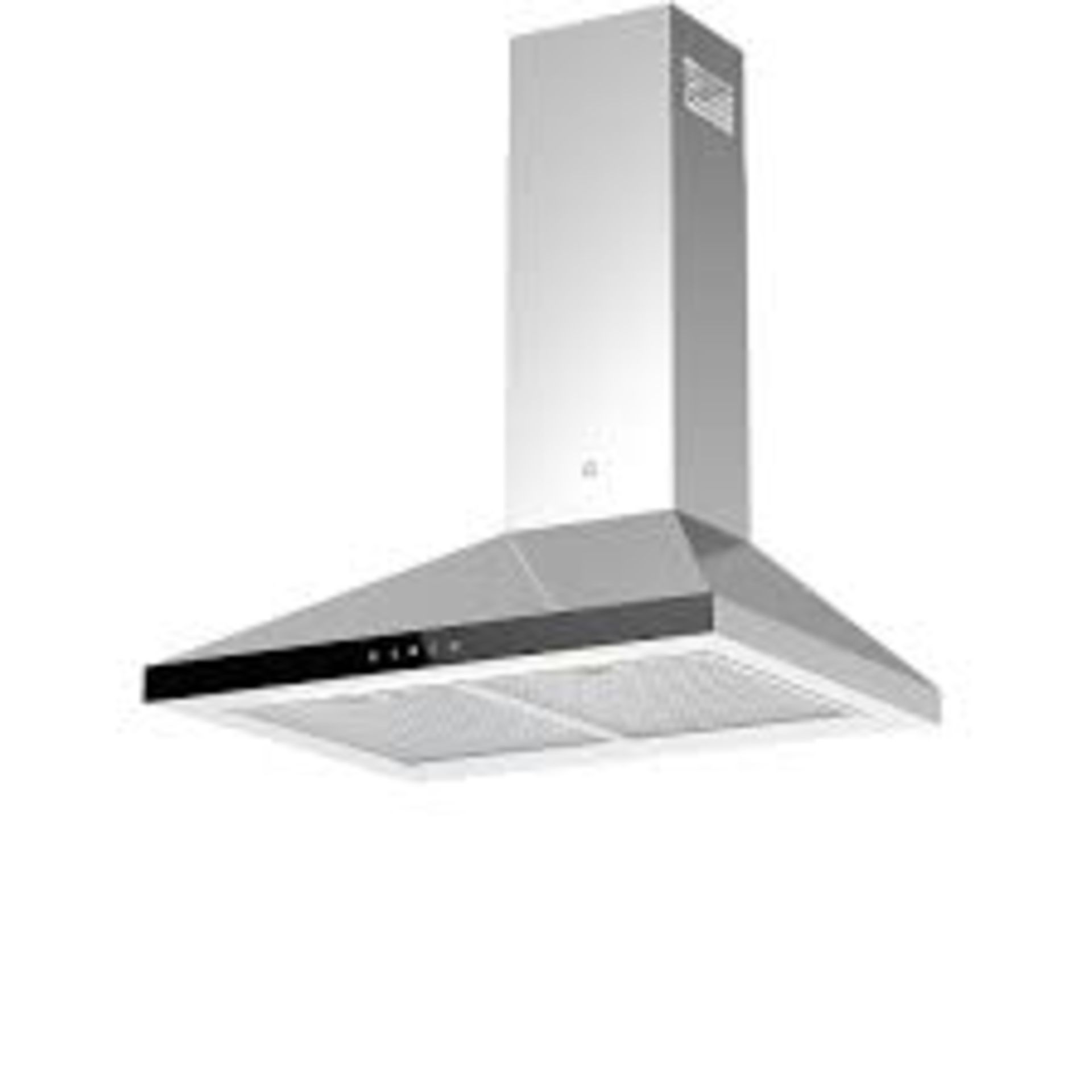 GoodHome LinkSense GHCH60LKSS Glass Chimney Cooker hood (W)59.8cm (LOC: SR4F-WL322)
