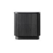 Boxed Maru 2-Drawer Bedside Table, Black RRP £279.99. Sculptural, moody, and quietly dramatic, our