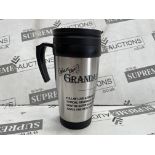 50 X BRAND NEW THE PERFECT GIFT FOR MEN TRAVEL MUGS (DESIGNS MAY VARY) RRP £16 EACH