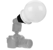 2 x Dorr GoFlash Globe Diffuser, Lightweight and easy to attach and detach rrRRes soft light and red