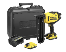 Stanley Fatmax V20 SFMCN616 RRP £269.98 18v Cordless 16G Second Fix Nail Gun 2 X 2ah Li-ion Battery