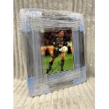 BRAND NEW GENUINE SIGNED Framed Photo Of European Cup Winner NIGEL SPINK With Certificate Of
