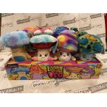 Box to contain 12 x Brand New Living on the Veg 6-inch Plush - Various Multicolored Mushroom