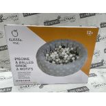 12 X BRAND NEW LITTLE ME SOFT BABY BALL PIT POOLS ROUND SOFT PLAY 90 X 90 X 30CM RRP £26 EACH (
