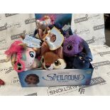Box to contain 72 x Brand New Spellbound clip-on plushies, 12 cm, Charming plush figure from the