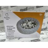 12 X BRAND NEW LITTLE ME SOFT BABY BALL PIT POOLS ROUND SOFT PLAY 90 X 90 X 30CM RRP £26 EACH (