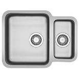 Franke Lucca 1.5 Bowl Brushed Stainless Steel Kitchen Sink 600mm x 465mm (LOC: SR3.4.3-LS442)
