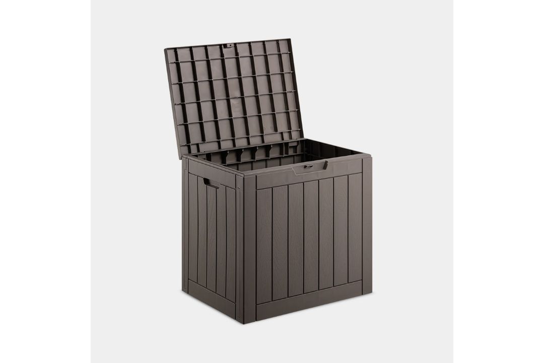 Boxed Waterproof Garden Storage Box 118L - Grey (LOC: SR5(1.6)-WL677)