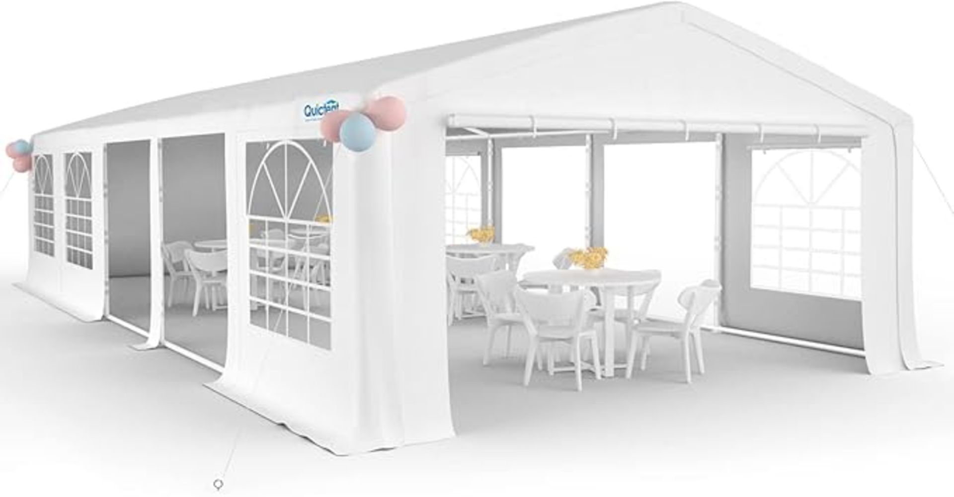 Boxed Quictent Heavy Duty Marquee Tent Waterproof Wedding Party Tent 5X10M Event Shelter Large