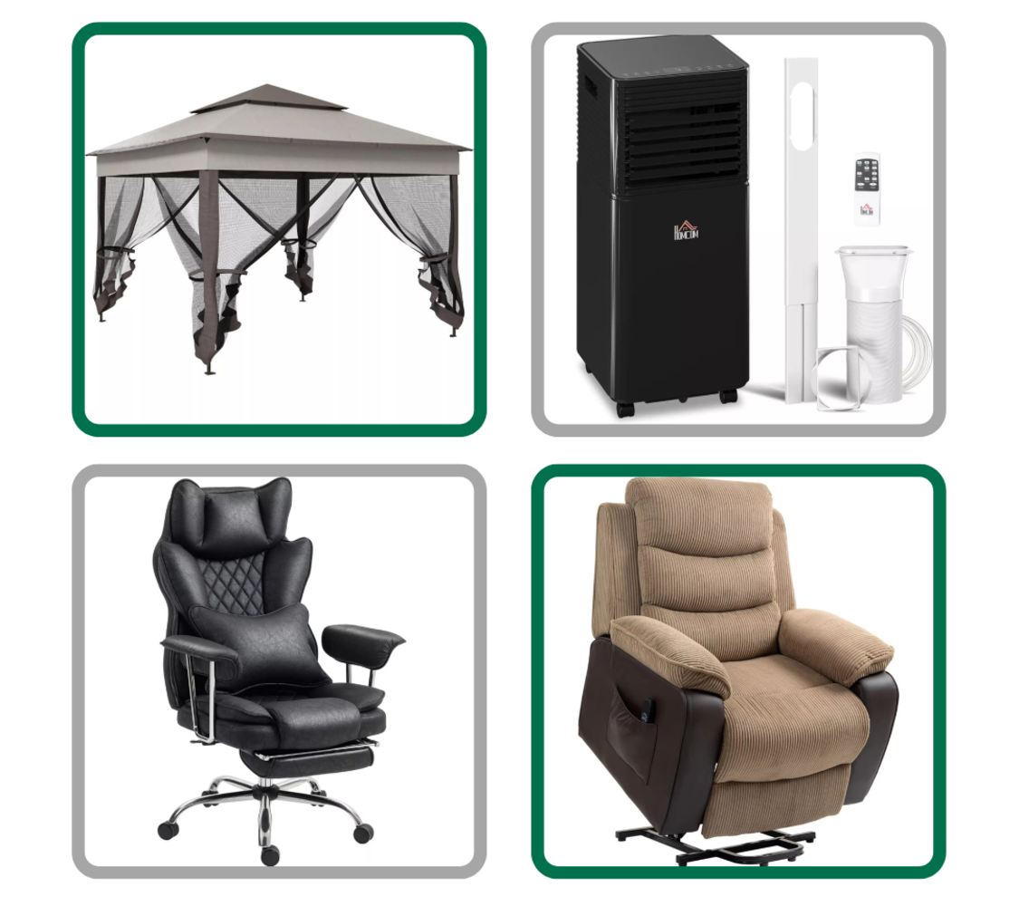 Luxury Furniture, 3 Seater Sofas, Rattan Outdoor Sets, Sunloungers, Pergolas, American BBQs, Dining Chairs, Air Con Units, Pools and much more