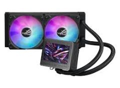 ASUS ROG Ryujin 240 All-in-One Liquid CPU Cooler with Colour OLED, Aura Sync RGB (LOC: B3Cage-