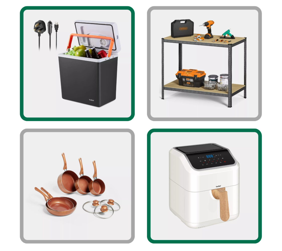 Dual Fuel BBQ, Pergolas, Lawnmowers, Pressure Washers, Tower Fans, Hammocks, Hand Tool Sets, Bathroom Cabinets, Gazebos, Chainsaw AND MUCH MORE!