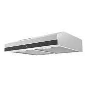 Cooke & Lewis Cooker Hood 598mm Grey. RRP £135.00. (LOC: SR4F-LD384)