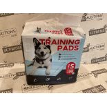12 X BRAND NEW PACKS OF 10 SMALL PET TRAINING PADS 33 X 45CM, QUICK ABSORB MOISTURE, SUPPRESSING