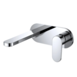 2 X BRAND NEW VURTU Barkway Curve Plate Wall Mounted Basin/ Bath Filler, 1/4 Turn, Single Lever