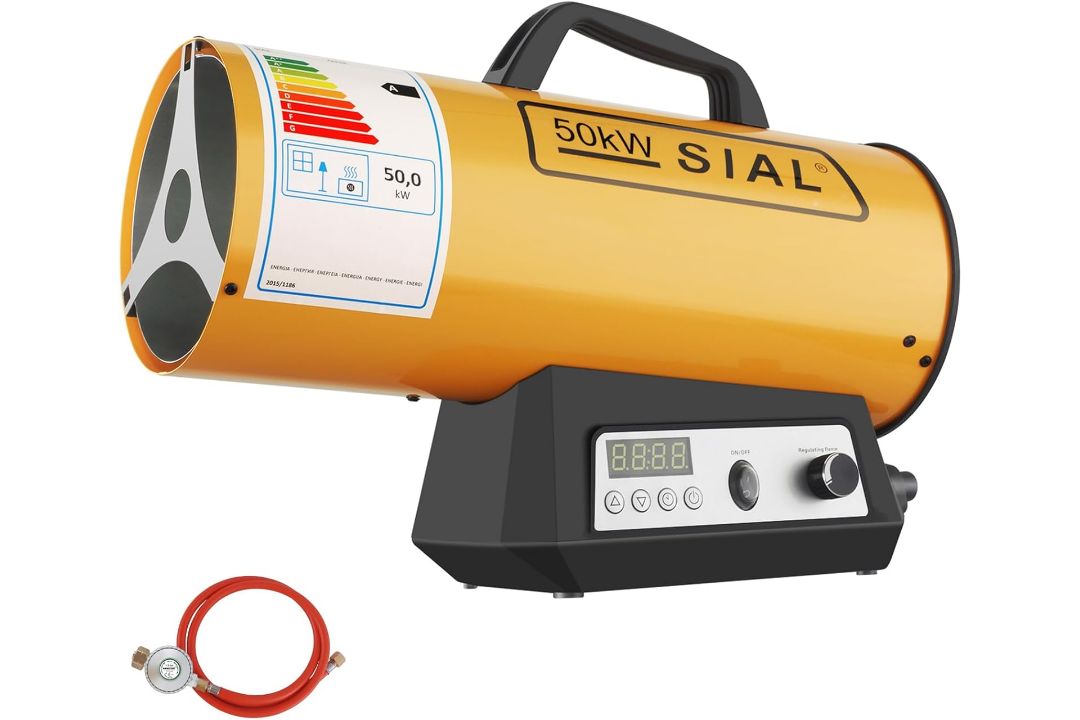 SIAL 171,000 Btu/hr Gas Fan Heater Heat Cannon Portable Heater Workshops Heater Hot Air Generator