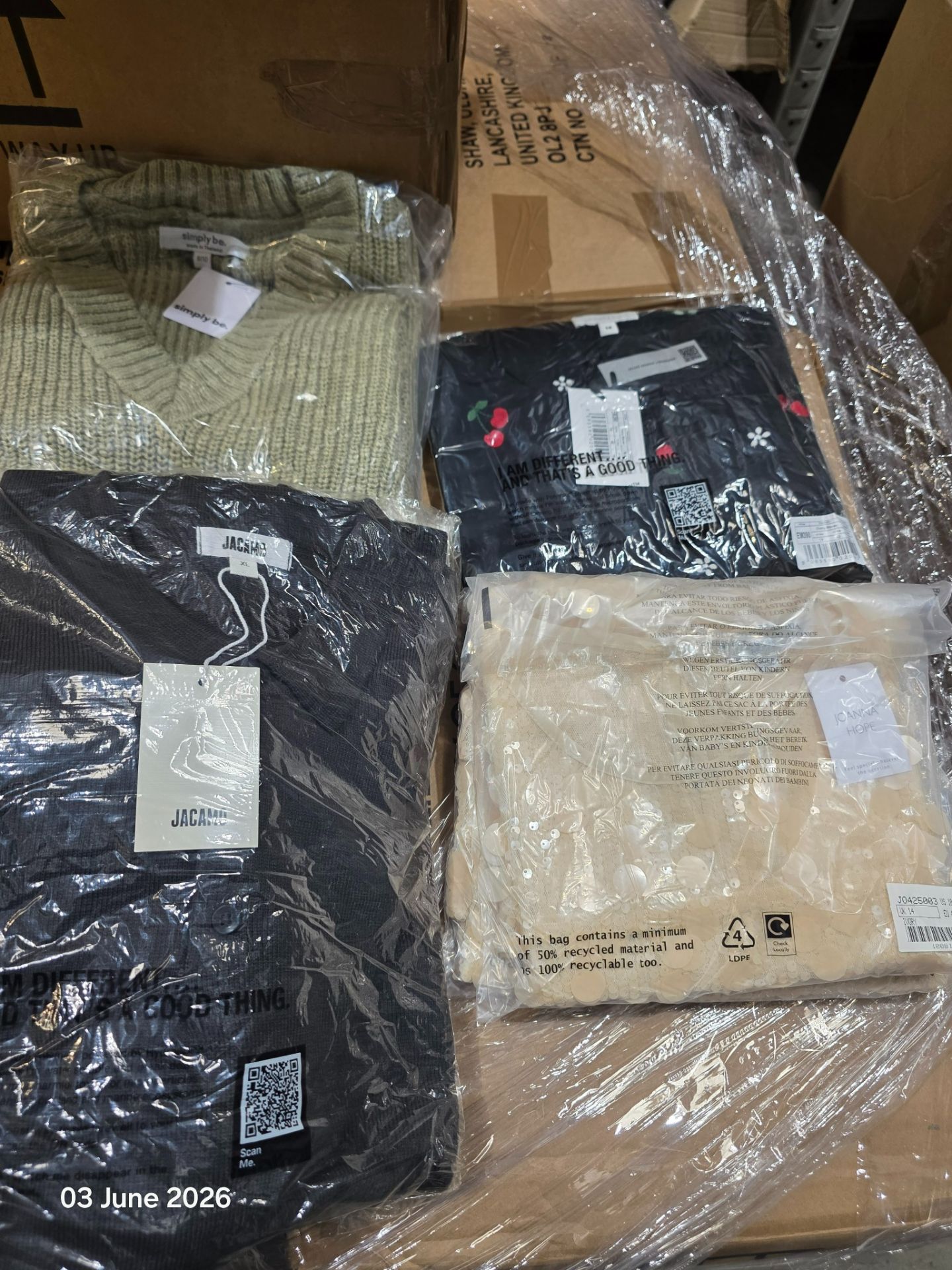 2 x Boxes of New Branded Clothing & Footwear 2 x boxes of new branded clothing and footwear, - Image 16 of 68
