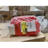 144 X BRAND NEW PAIRS OF PORTWEST RED PVC KNITWRIST PROFESSIONAL WORK GLOVES SIZE MEDIUM (LOC: 44.
