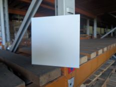 TRADE PALLET TO CONTAIN 96x BRAND NEW PACKS OF FLAT WHITE GLOSS TILES 20x20CM (25 PER PACK GIVING